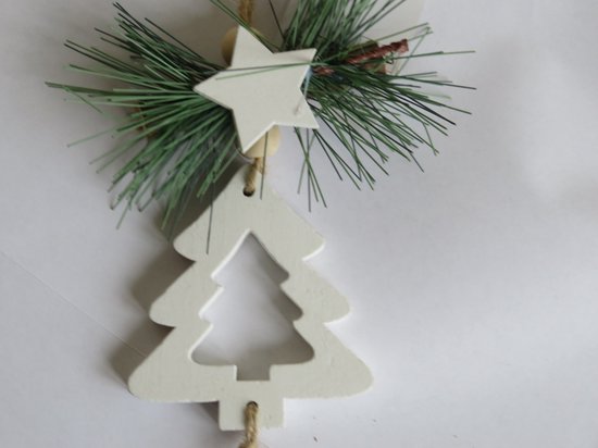 Mini guirlande - kerstversiering - set van 4