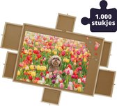 Bol.com BR-2216 Puzzelplaat met 6 Lades – Puzzelplank / Puzzeltafel voor 1000 Stukjes - Inclusief Afdekplaat aanbieding