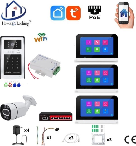 Smart WIFI deur intercom/videofoon (EAN: ...8781) - Smart - €777,50