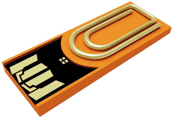 Xlyne clip/me USB-stick Bulk 8 GB Oranje CM08CO002 USB-A 2.0