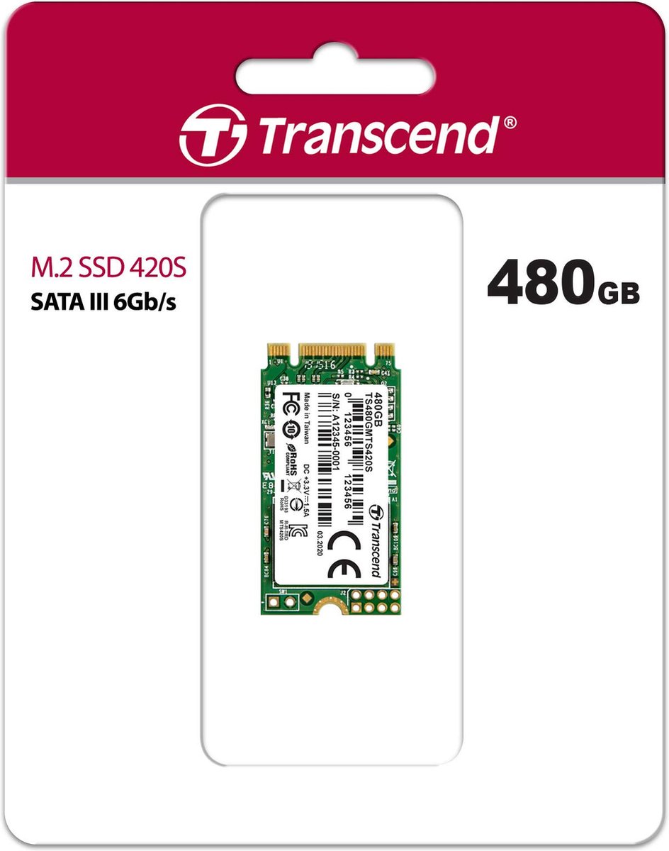 Transcend 420S M.2 480 GB SATA III 3D NAND