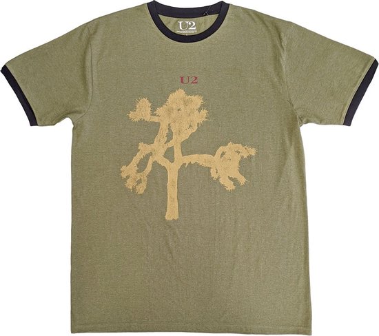 U2 - Joshua Tree Europe 1987 Heren T-shirt - L - Groen