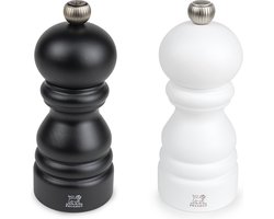 Peugeot Paris Peper- en zoutmolen 12cm - Wit en Zwart