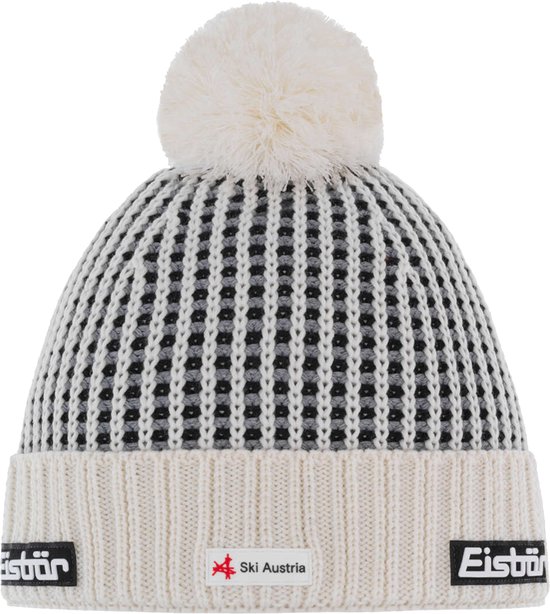 Os Muts Eisbar Flow OS Pompon MÜ RL SKA E33119-099, Unisex, Beige, Muts, maat ...