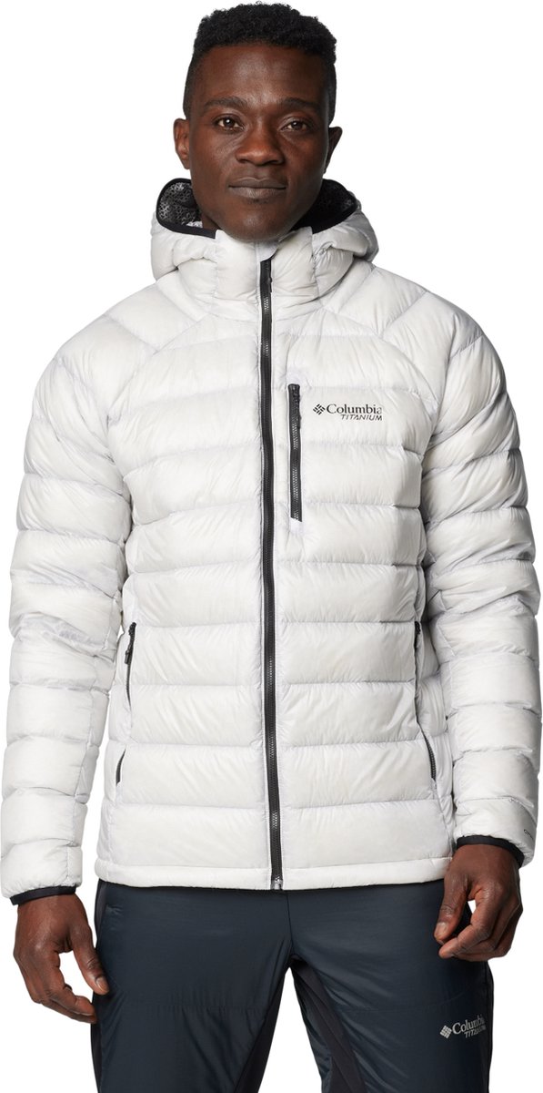 Columbia Arctic Crest Down Hooded Jacket 2088774043 Mannen Jasje Grijs