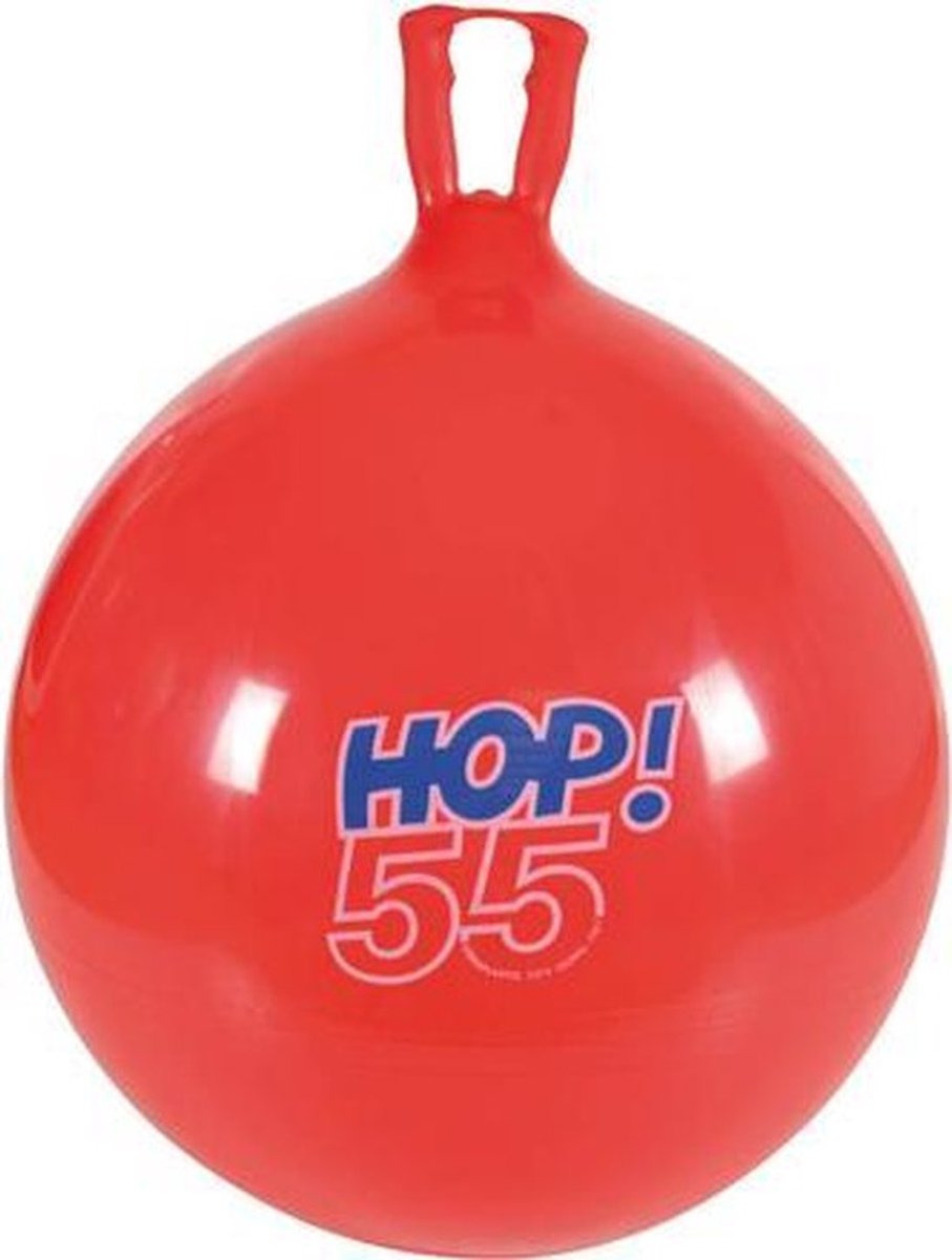 Gymnic Skippybal Hop - Rood - Diameter 55 cm - Voor kinderen vanaf 7+
