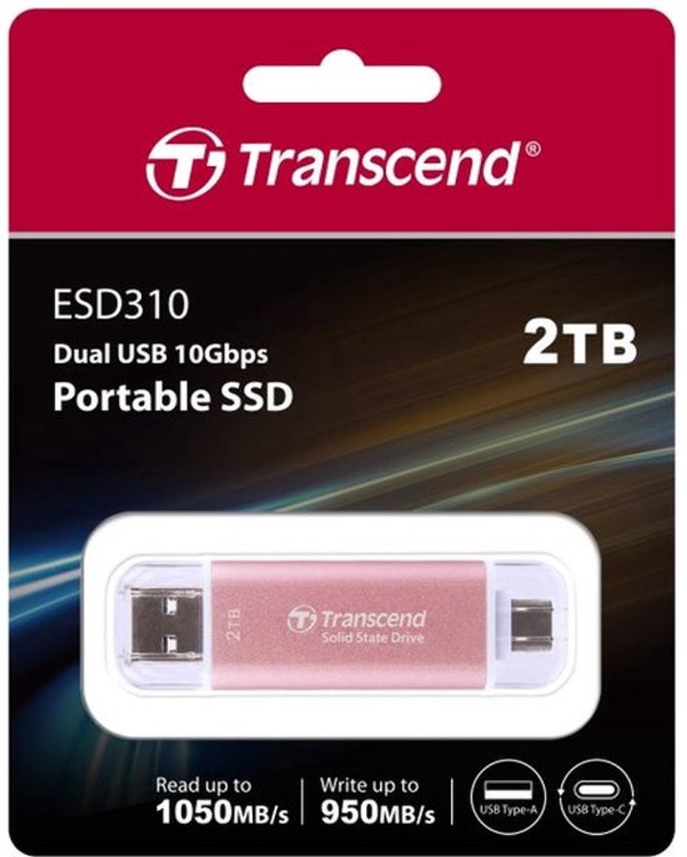 Transcend ESD310 2 TB Roze