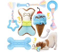 Puppy speelgoed pakket - Speelgoed hond - Pakket - pup - puppy - puppie - Blauw