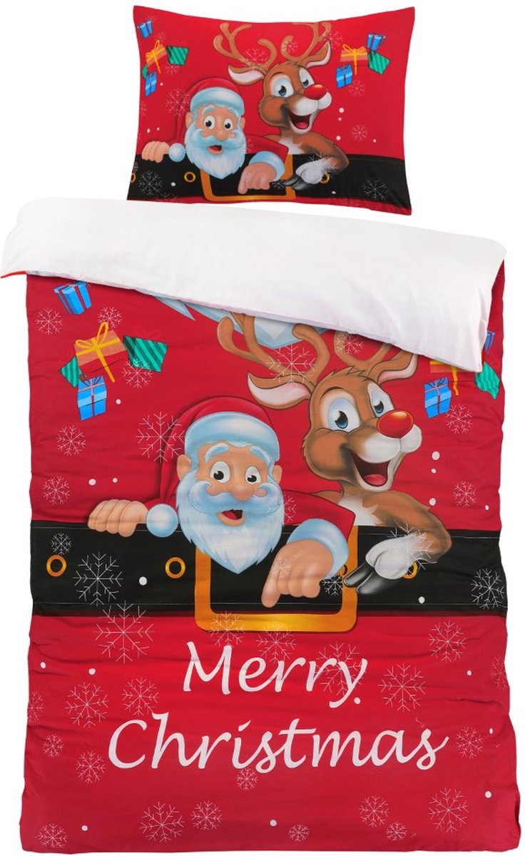 Day Dream Christmas Dekbedovertrek - Eenpersoons - 140x200 cm - Multi