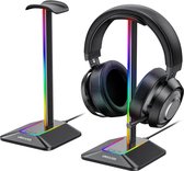 Headset Stand - Koptelefoonhouder - Standaard - Met LED Licht en Kabel Organizer