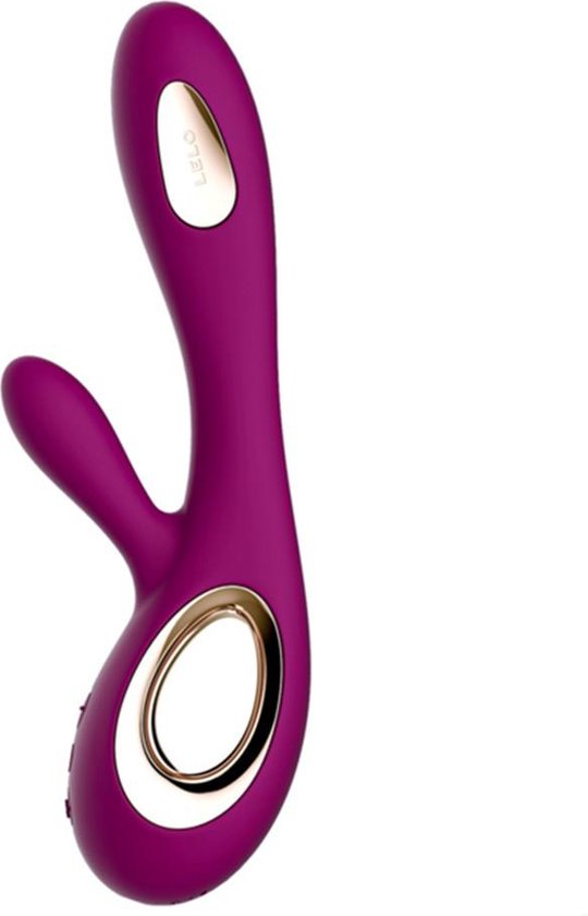 LELO SORAYA Wave, Vibromasseur Rabbit Utilisant WaveMotion, Sextoyse couple plaisir, Vibromasseurs feminin va et vient, LELO Sex Toýs Femme Clitoridien, Deep Rose