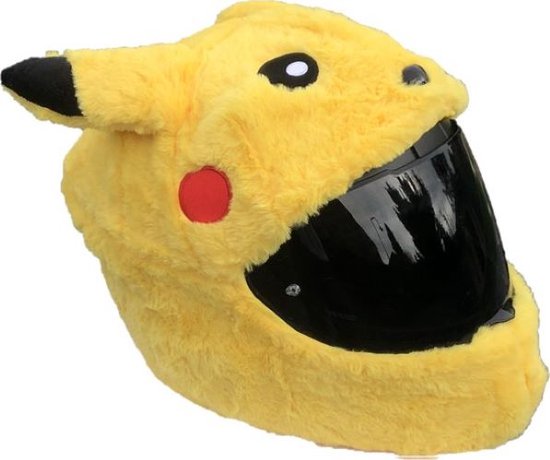 Housse de casque Pikachu - Moto - Scooter - Vélo - Universel - Accessoire - Housse drôle