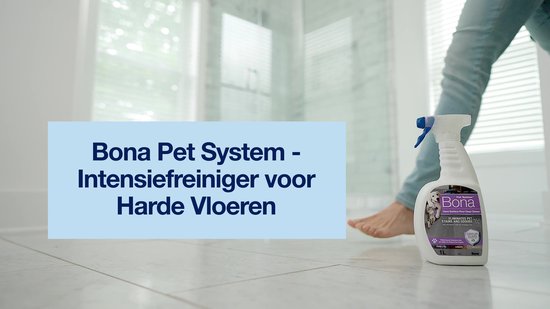 Bona Pet System Intensiefreiniger voor Harde Vloeren 1L - Huisdier Vlekkenreiniger en Geurverwijderaar - Urinegeur Verwijderaar - Stain Remover - Geschikt als Honden en Katten Spray