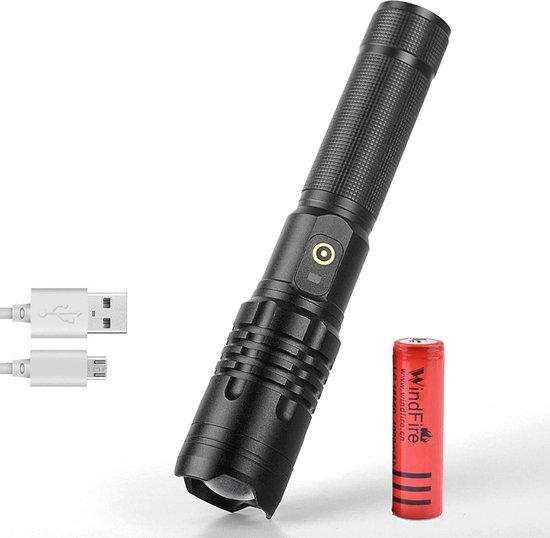Mactronic Blitz K3 | High Power Oplaadbare Zaklamp / Zoeklamp | 3000 Lumens