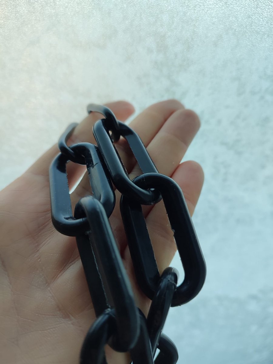 Inklapbare afzetpalen met ketting voor binnen, geel zwart