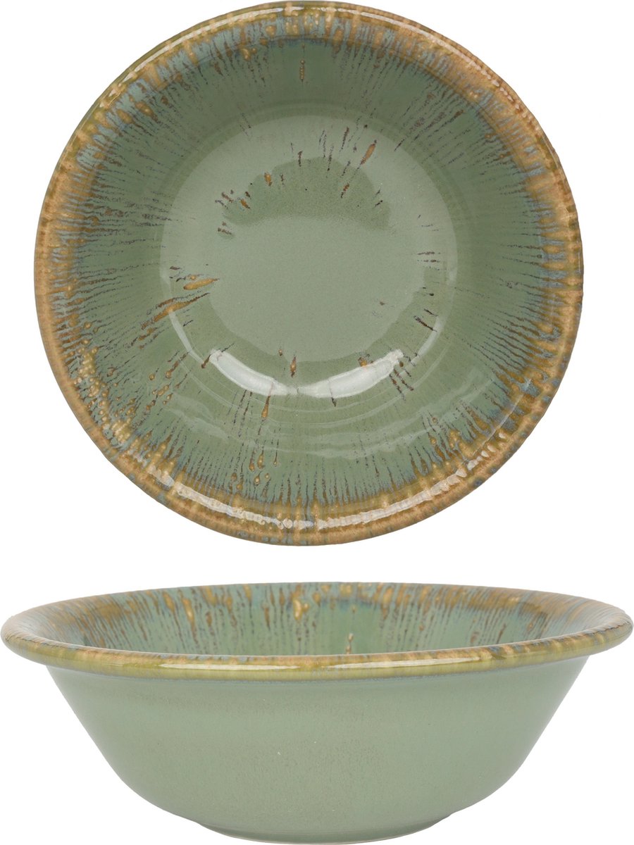 Bonna Kommetje - Sage Snell - Porselein - 16 cm (400cc) - set van 6
