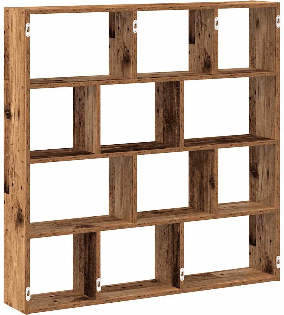 Étagères cube murales 4 pcs chêne artisanal bois d'ingénierie - Étagère Murale Cube - Étagères
