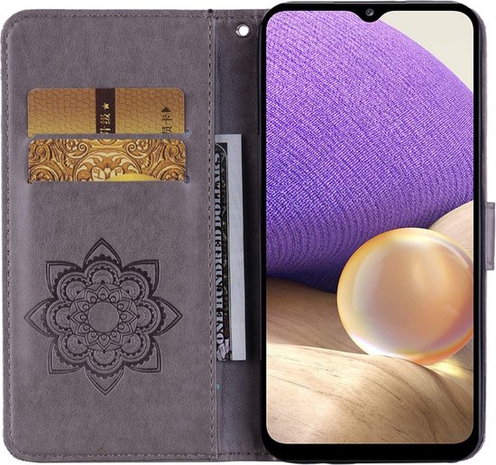 Coverup Owls Book Case Adapté pour Samsung Galaxy A25 Case - Grijs