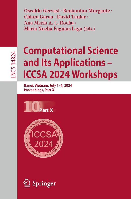 Springer Nature Proceedings Computer Science 10 - Computatio ... - cover