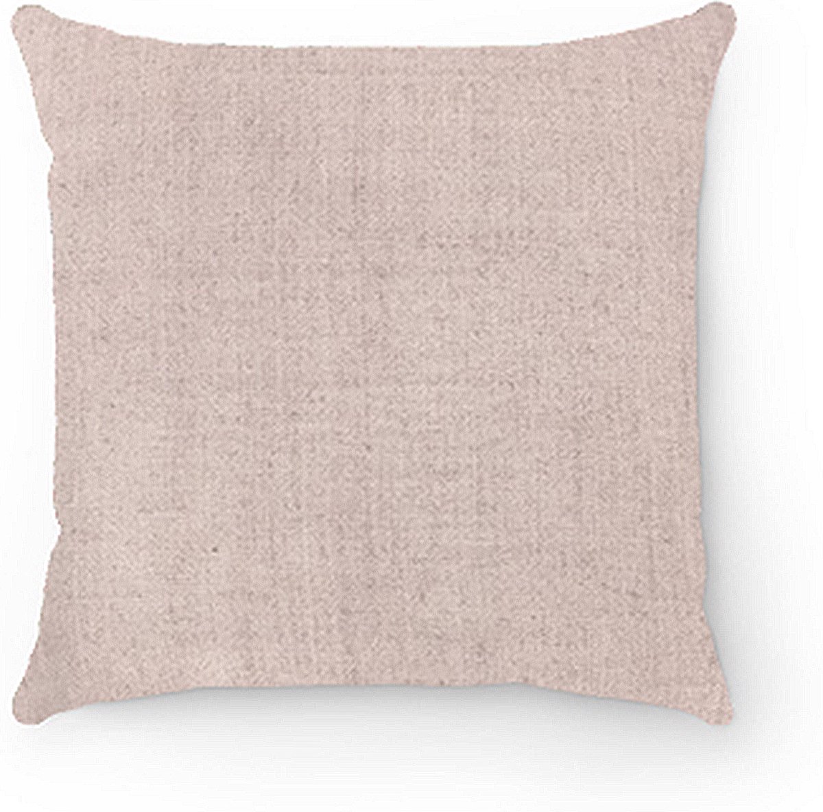 by Mooss - Sierkussen 55 x 55 cm - 100% Linnen - Zware kwaliteit - Licht paars - Inclusief binnenkussen