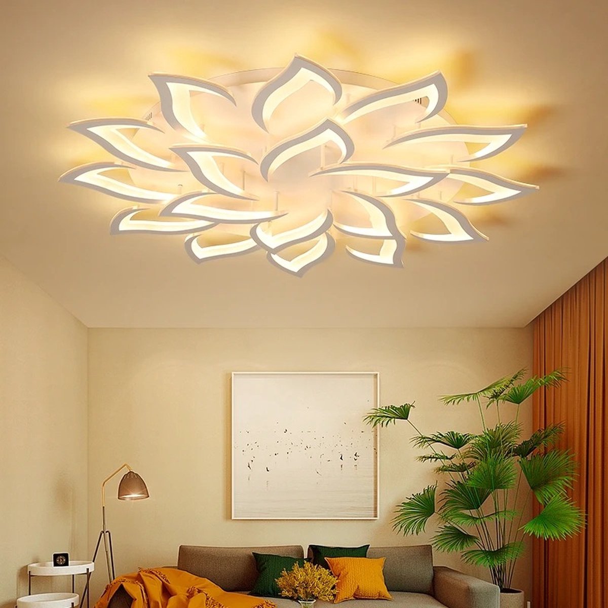 Plafondlamp Orlando 14 cm zwart goud Artdelight