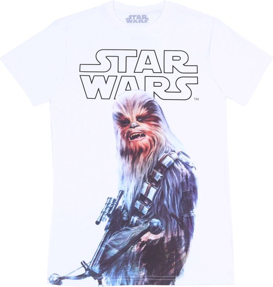 Wit STAR WARS DISNEY Chewbacca T-shirt