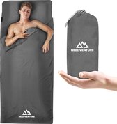 Bol.com NEEDVENTURE® Zomerslaapzak - Dunne Slaapzak - Lakenzak - Reislaken - Zomer Slaapzak - Binnen slaapzak - Lichtgewicht - 1... aanbieding