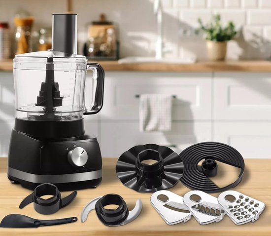 Mygroot - Keukenmachine - 8 in 1 - Multifunctioneel - vele hulpstukken- Zwart. van Mygroot — afbeelding 4