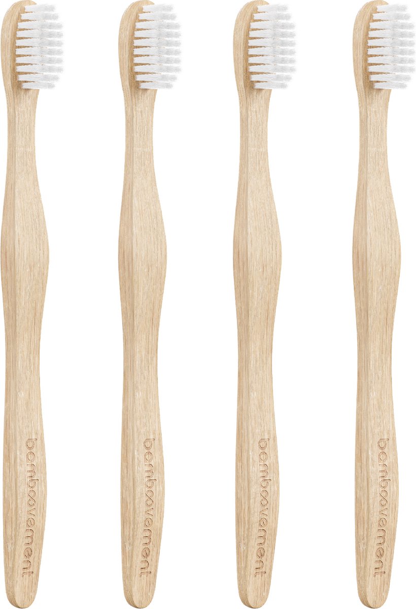 Goedkoopste Bamboovement Bamboe Tandenborstels | 4x | Medium | FSC | Bulkvoordeel