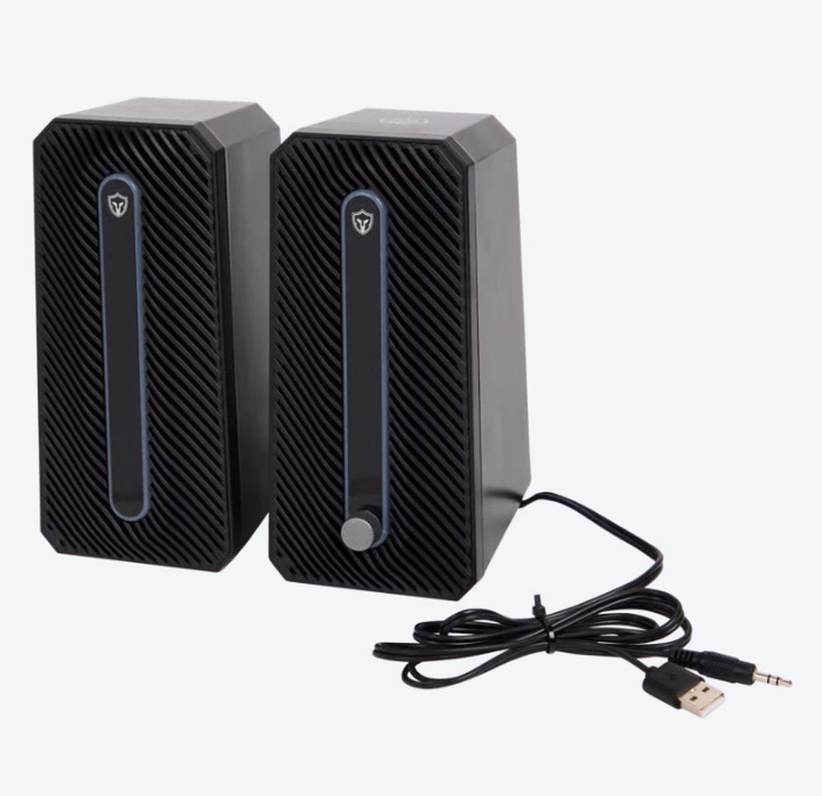 Battletron Gaming Speakers - Stereo Geluid - RGB Verlichting - Zwart