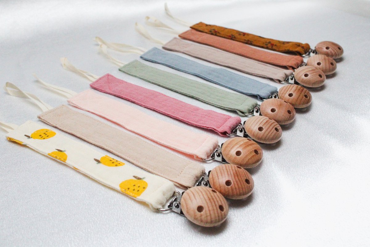 Goedkoopste Speenkoord - katoen - Roze kleur - houten knop - fopspeen - accessoires baby - speenketting - baby - kraamcadeau - stof - speenkoord jongen - speenkoord meisje - speenkoord katoen