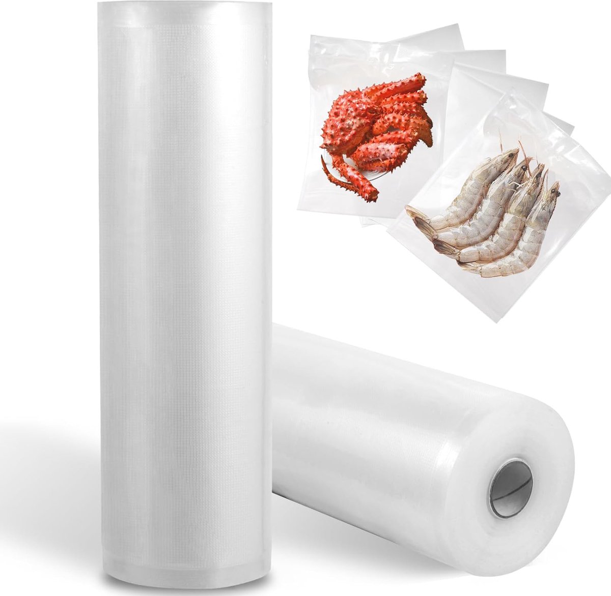 Crynuo Vacuumzakken - Vacumeerzakken - Vacuümzakken - BPA vrij - 15x50 cm - 2 volumes