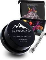 BLCKMNTN® Shilajit authentique - 15 grammes - Comprend une cuillère à mesurer - 100 % Mumijo - 83,47 % d'acide fulvique - Solution tout-en-un