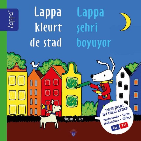 LAPPA® kinderboeken - Lappa kleurt de stad (NL-TU) - cover
