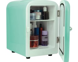 Mini Koelkast - Minibar - Draagbaar - Skincare, Medicijnen, Eten en Drinken - Vrijstaand - Stil en Lichtgewicht - 4 Liter - Groen