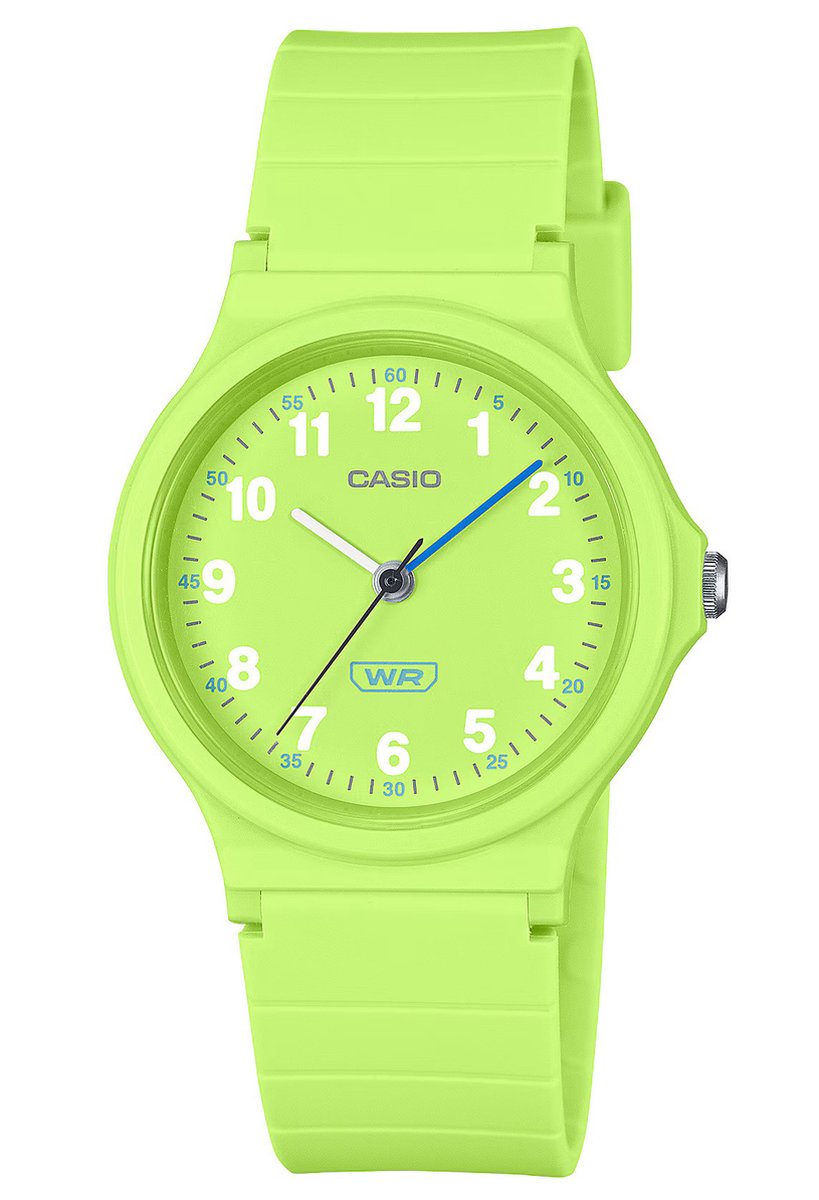 Casio Casio Collection LQ-24B-3BEF Horloge - Kunststof - Groen - Ø 34 mm