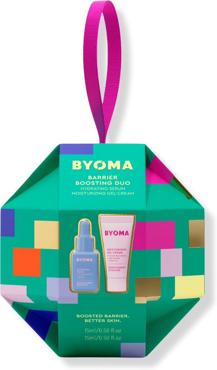 Goedkoopste BYOMA Barrier Boosting Duo - Hydrating Serum (15ml) - Moisturizing Gel Cream (15ml) - Gift Set