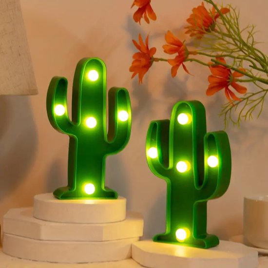Bovista Nachtlampje - Volwassenen - Kinderen - Slaapkamer - Baby - Nachtlamp - Leeslamp - Cactus van Bovista — afbeelding 3