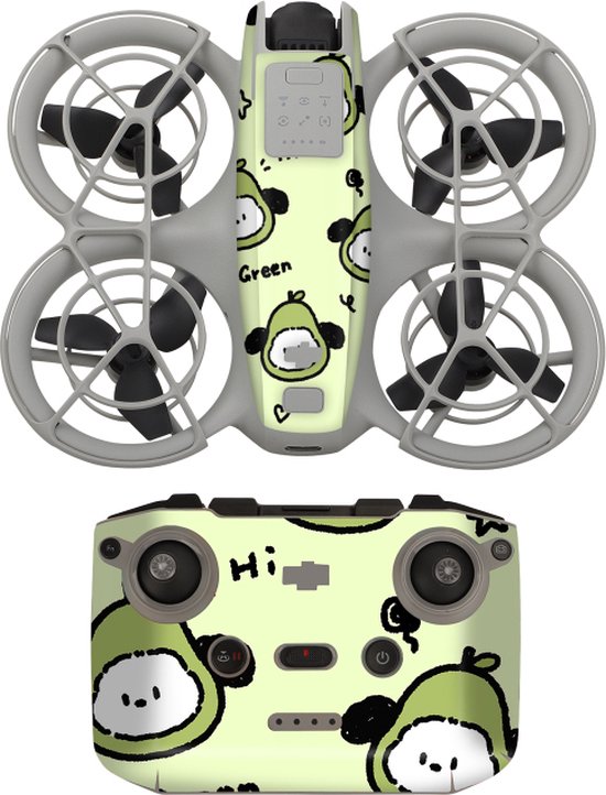 Stickerset - Green Puppy - DJI NEO