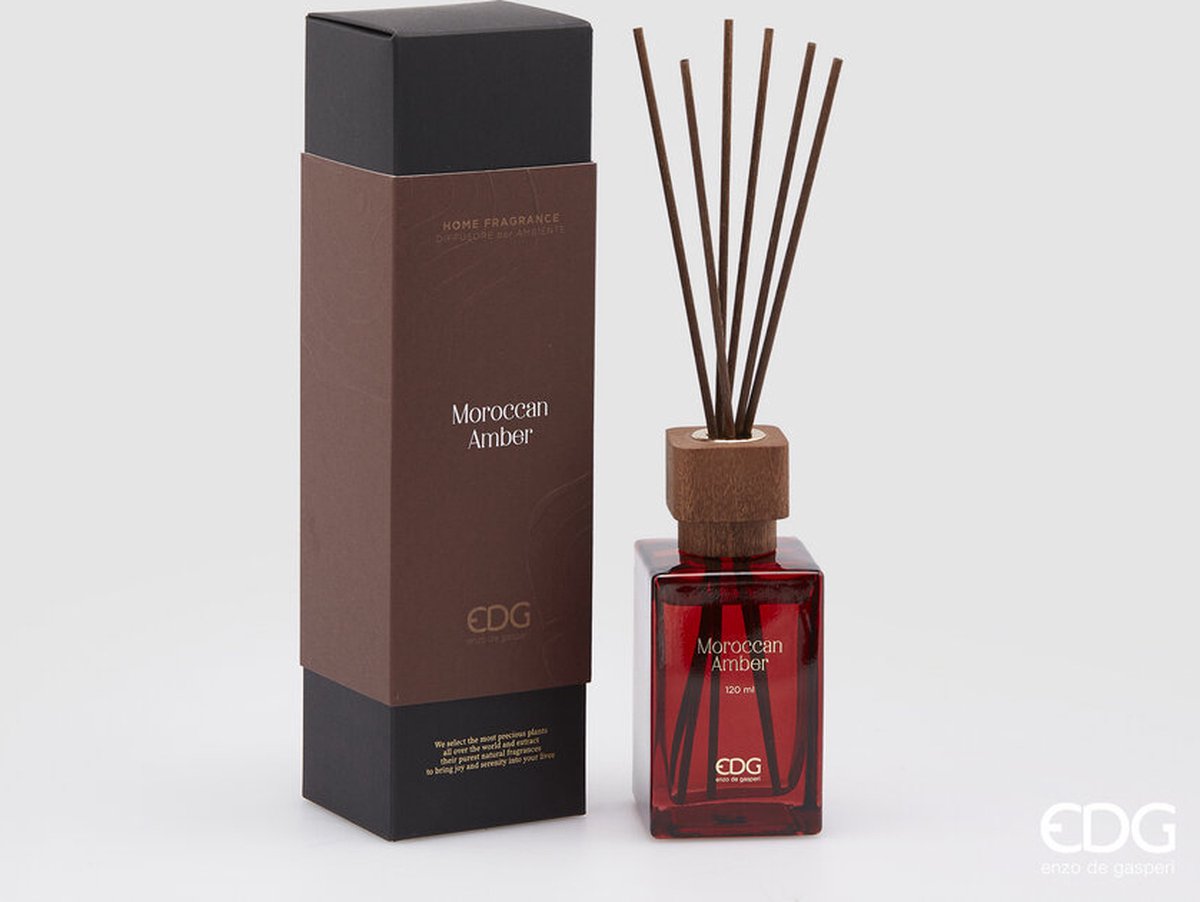 EDG Enzo De Gasperi Maroccan Amber Geurstokjes - diffuser 120ml