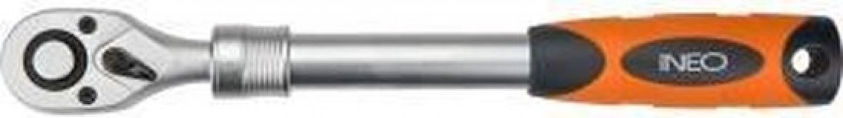 NEO 08-515 - Telescoopratel - 1/2 inch - 305-445 mm - Chrom-Vanadium Staal - Ergonomische Handgreep