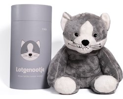 Lotgenootje Verzwaringsknuffel Kat - 45cm/2kg - Verzwaarde Knuffel - Weighted Stuffed Animal - Sensorisch Speelgoed - Zware Knuffel Anxiety - Plushie