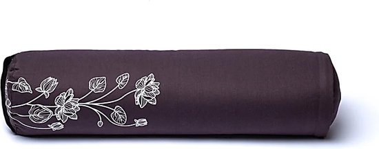 Bolster lotusplant antraciet biokatoen (OCS) van Yogi & Yogini — afbeelding 3