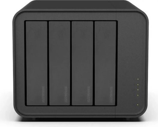 TerraMaster F4-424 Pro - Serveur NAS 4 baies - RAID 0, 1, 5, 6, 10, JBOD - 2x USB 3.2 gen 1, HDMI - 2x Ethernet 2,5Gbps - Zwart