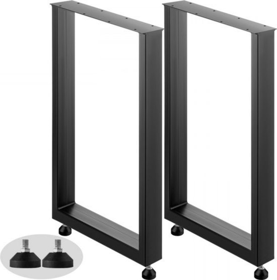 Outdoor opvouwbare tafelpoten, roestvrij staal, doe-het-zelf meubelpoten, Stealth meubelpoten, telescopische bar bureaupoten, push-pull-lift, voor eettafel, kast, verstelbare beschermende basis (60 cm