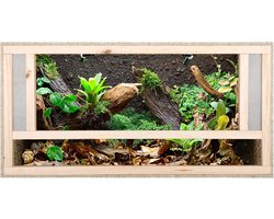 REPITERRA® Terrarium 80x50x50 cm hout met ventilatie aan de voorkant