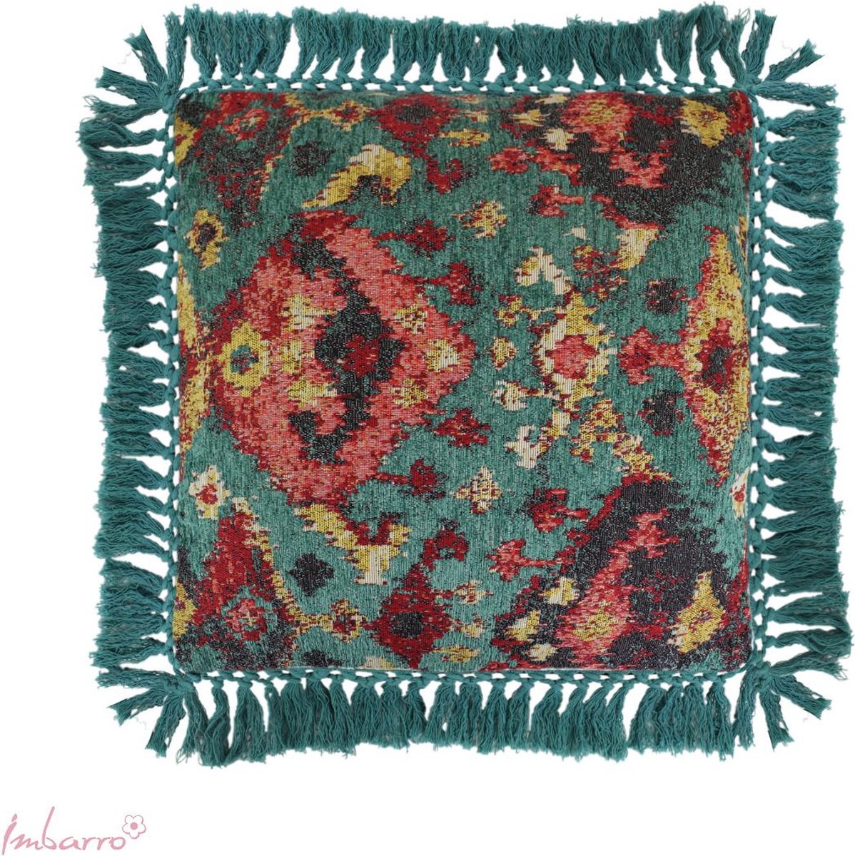 Imbarro IBIZA - handgemaakt Sierkussen Menta – 50x50 cm - Imbarro Multi