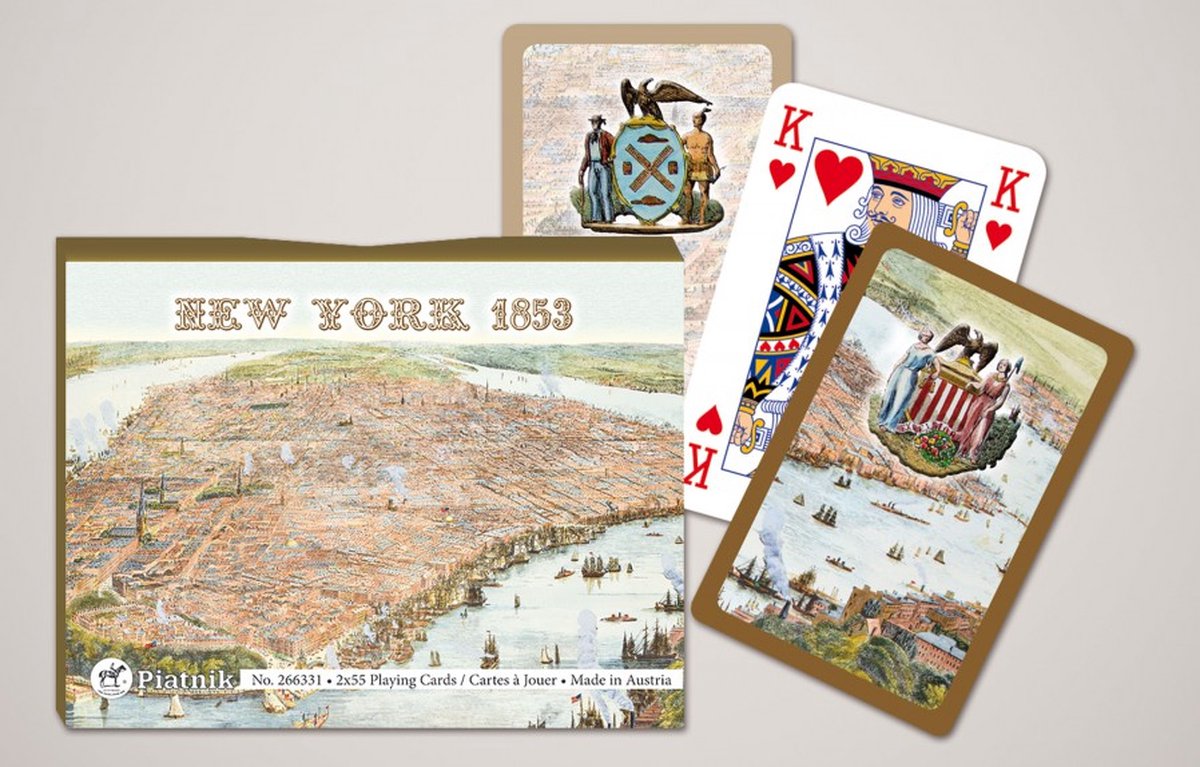 Piatnik New York 1853 Speelkaarten - Dubbeldeck.