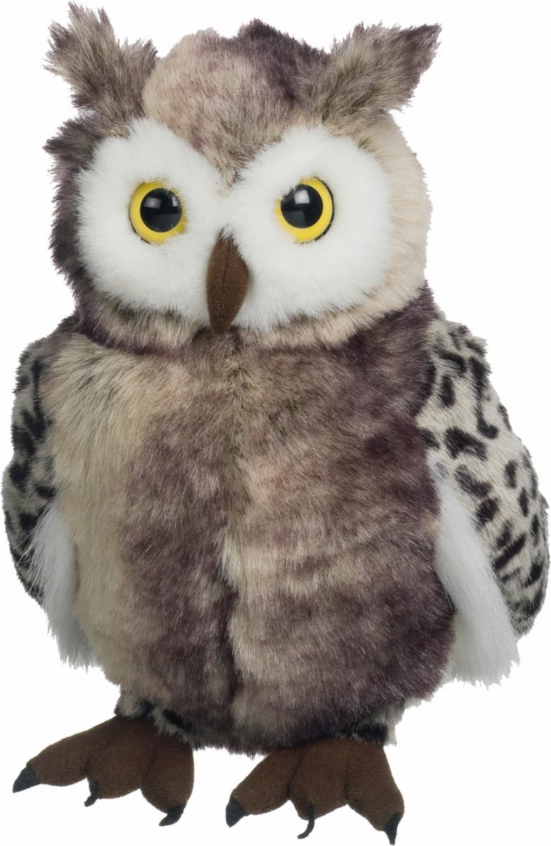 Heunec Pluche knuffel uil  30 cm  knuffeldieren  Speelgoed  Uilen  Vogels