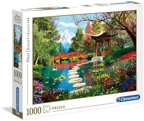 Clementoni - Puzzel - 1000 Stukjes - Fuji Garden - High Quality Collection - Puzzel Voor Volwassenen